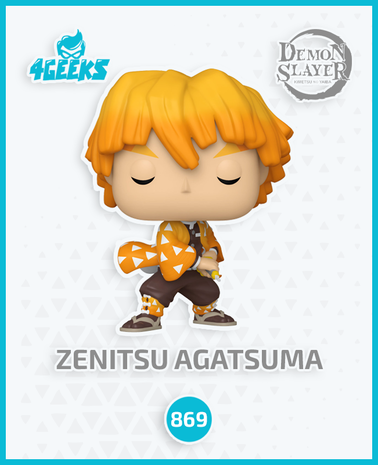 Funko Pop: Zenitsu Agatsuma #869 - Demon Slayer