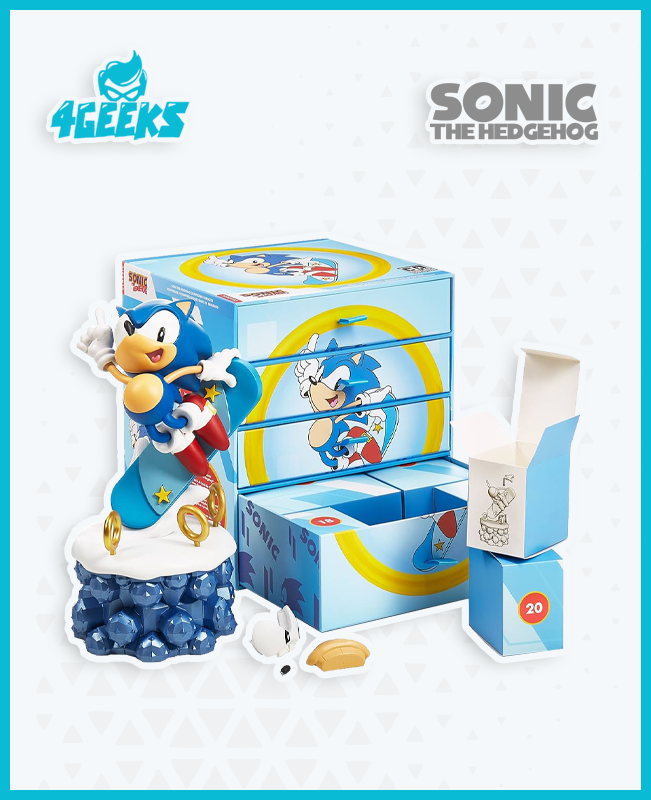 Sonic the Hedgehog Sonic Countdown Character Advent Calendar 4GEEKS
