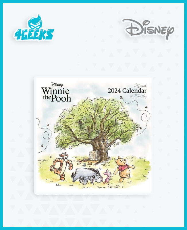 Disney Winnie the Pooh Calendar 2024 4GEEKS