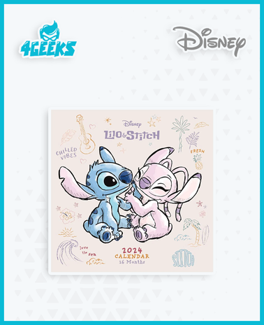 2024 Disney Lilo & Stitch Wall Calendar