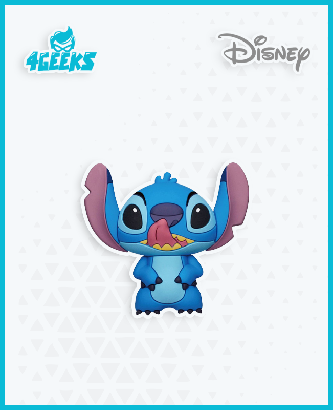Disney: Lilo & Stitch - Tongue in Nose - 3D Foam Magnet - 4GEEKS