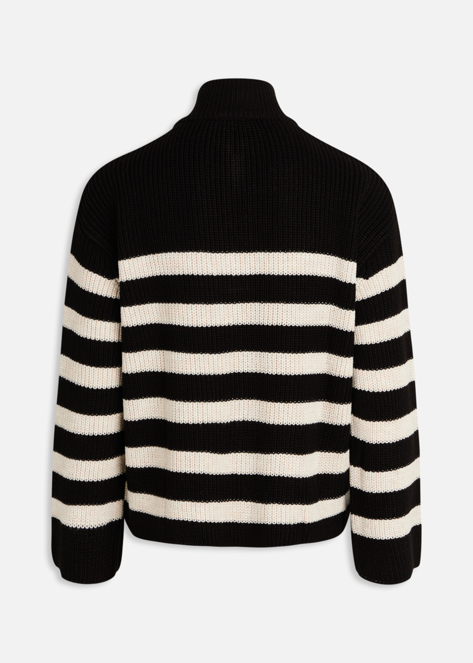 SISTERS POINT Black Bamboo Knit Sweater