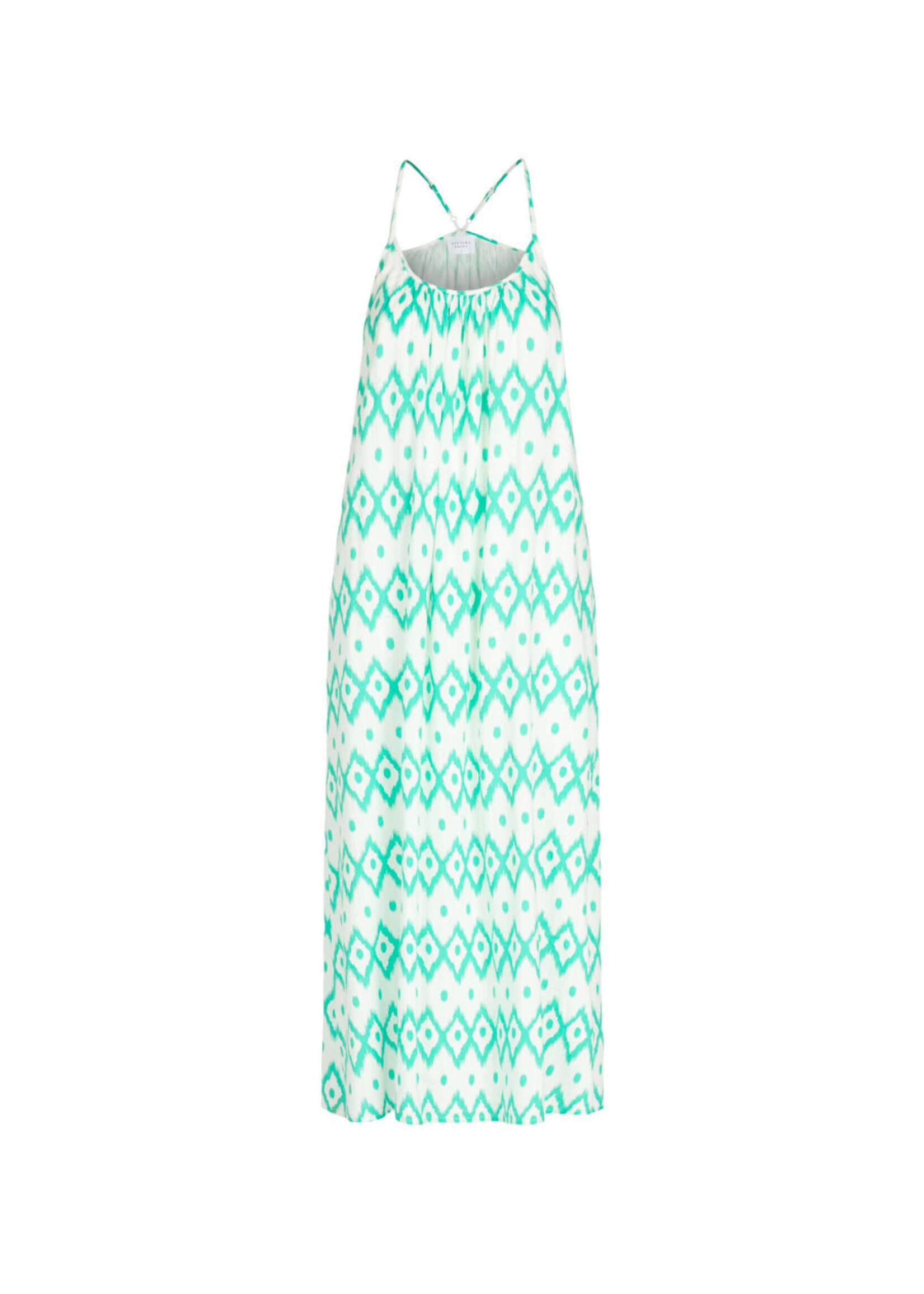 SISTERS POINT Loa dress long | turquoise