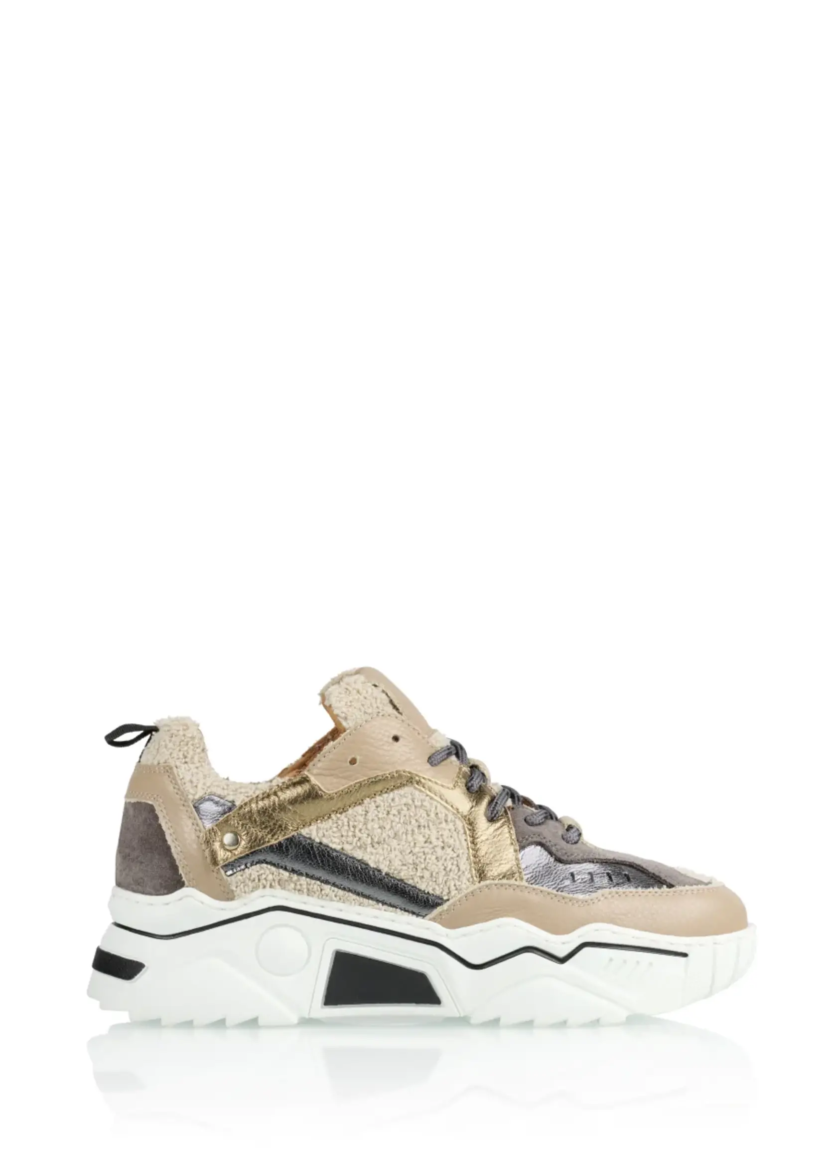 DWRS PLUTO terry - Sneakers | Beige / Smoke