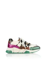 DWRS LOS ANGELES teddy - Sneakers | Off Wh. /  Green