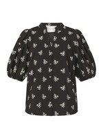 SISTERS POINT Varia blouse | black/cream