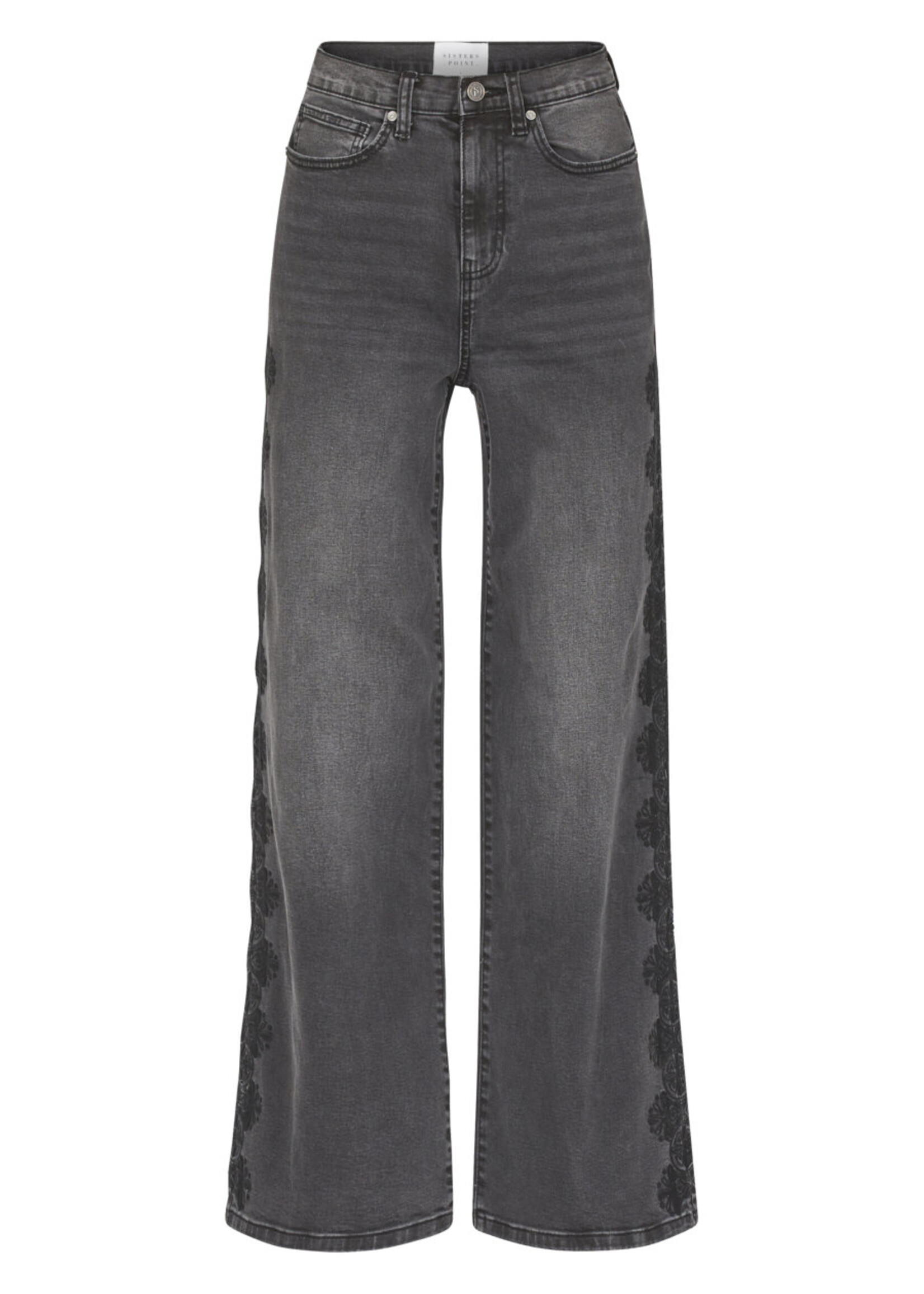 SISTERS POINT OWI jeans | grey wash/black