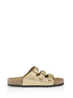 DWRS KOMODO leer - Slippers | Gold