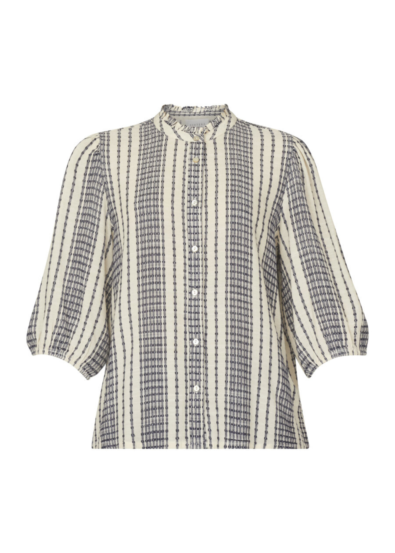 SISTERS POINT Islea blouse | cream/navy