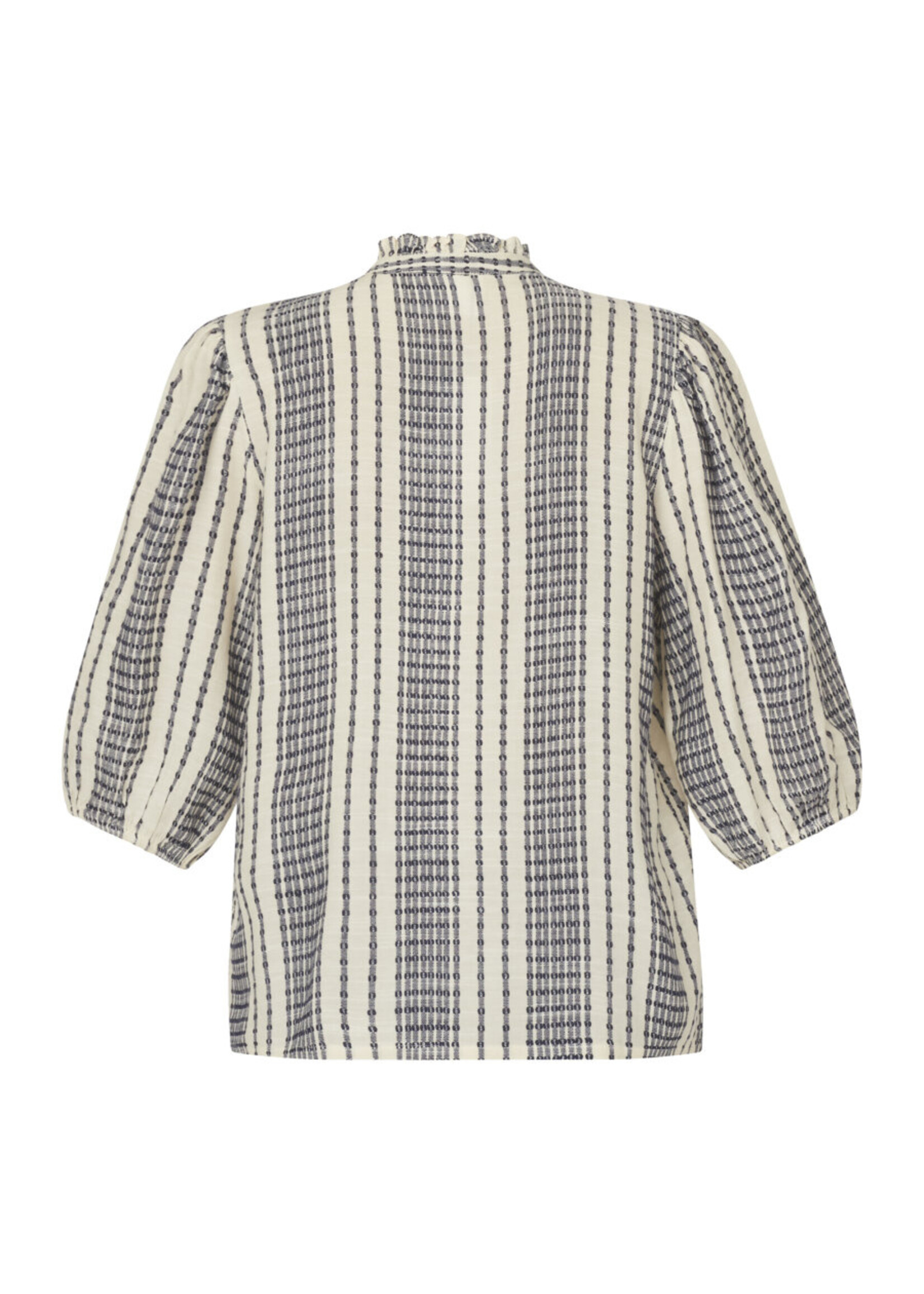 SISTERS POINT Islea blouse | cream/navy