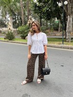 Rose pants | leopard