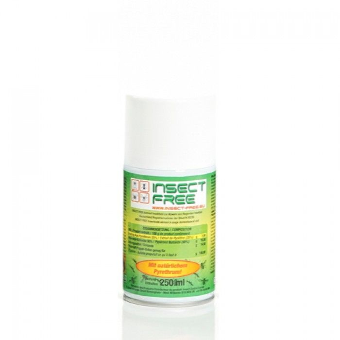 Insect Free navulling 250ml – Extra sterke automatische insectenspray met natuurlijk pyrethrum