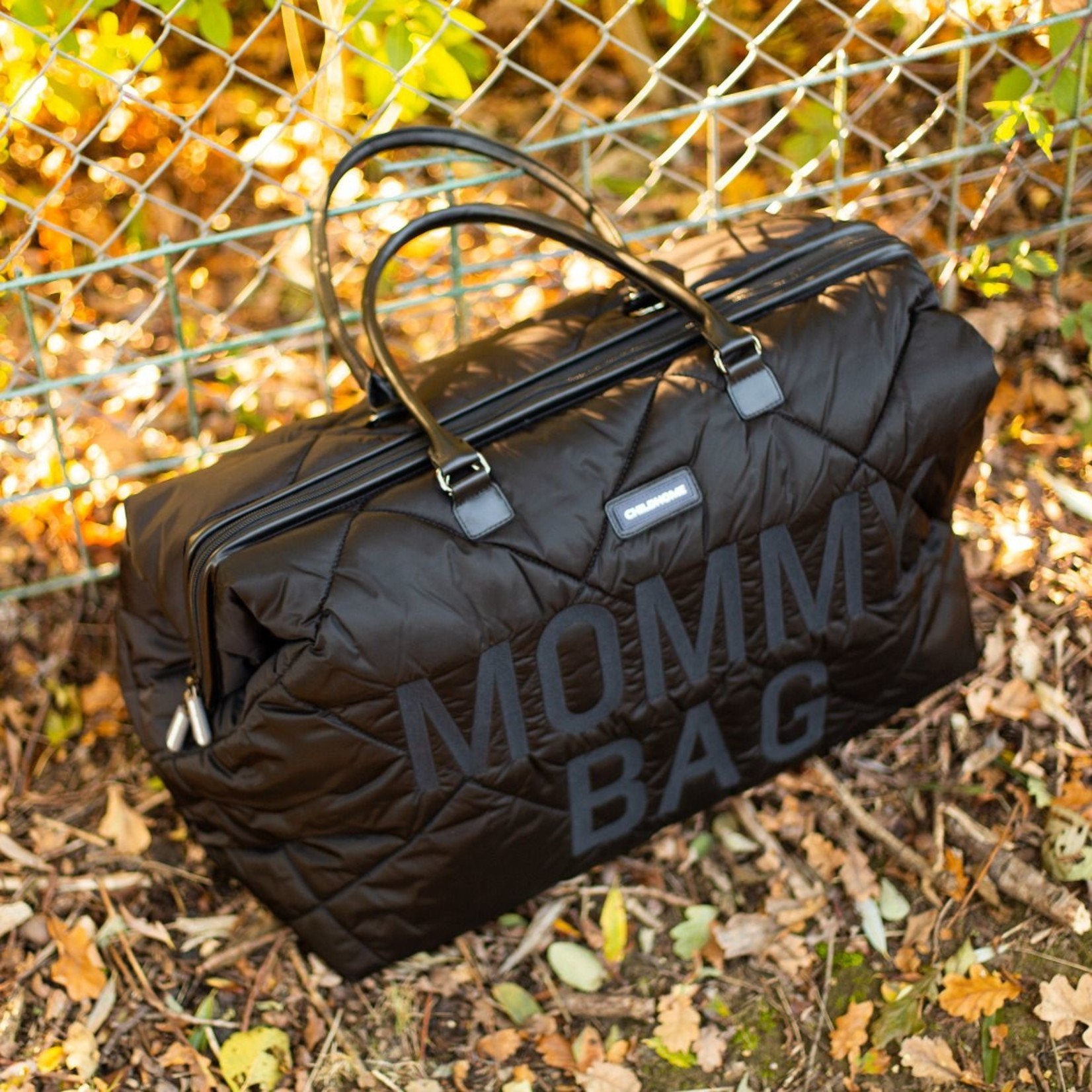 Childhome Mommy Bag Verzorgingstas Gewatteerd Zwart