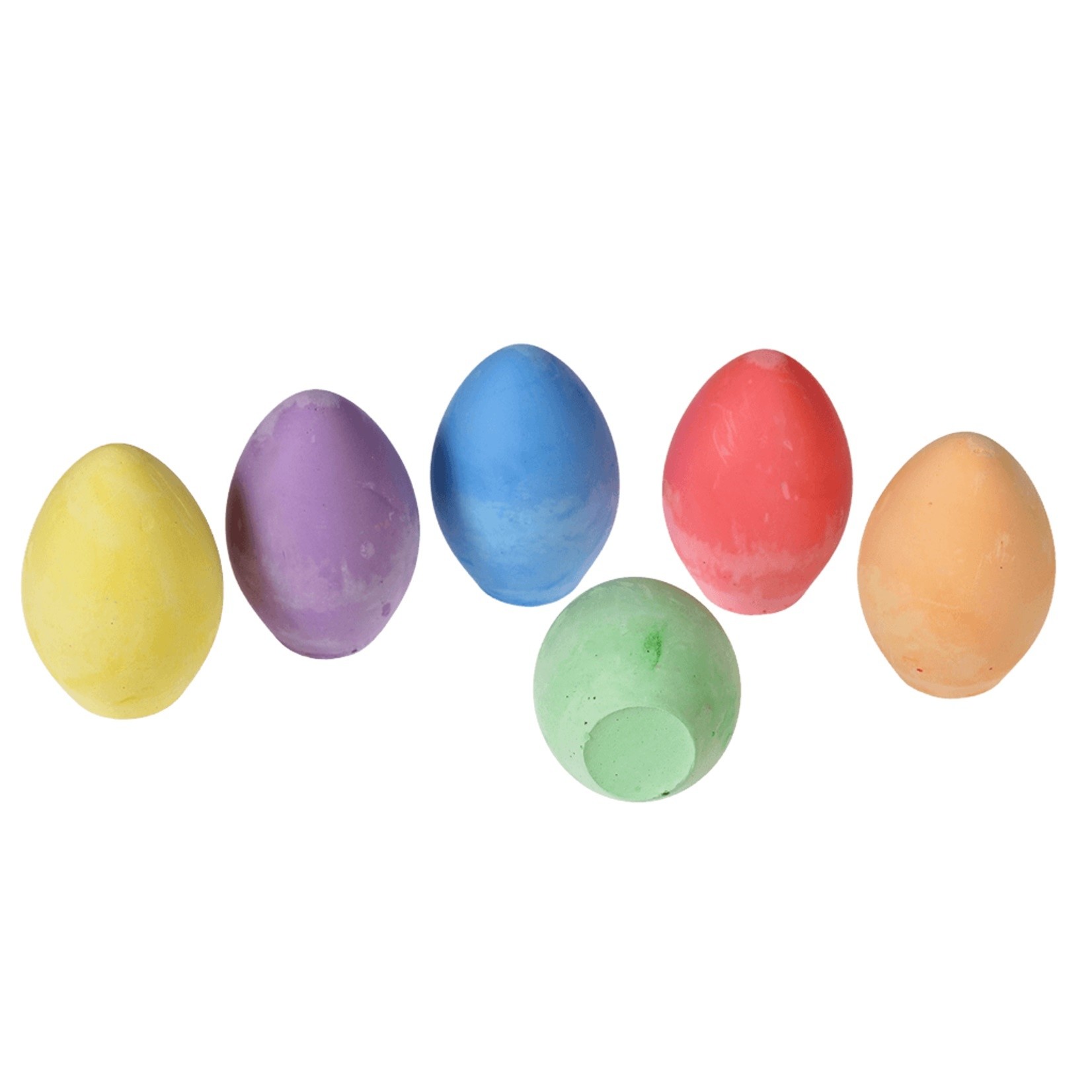 Rex London Gekleurde Stoepkrijt Eieren - 6 stks