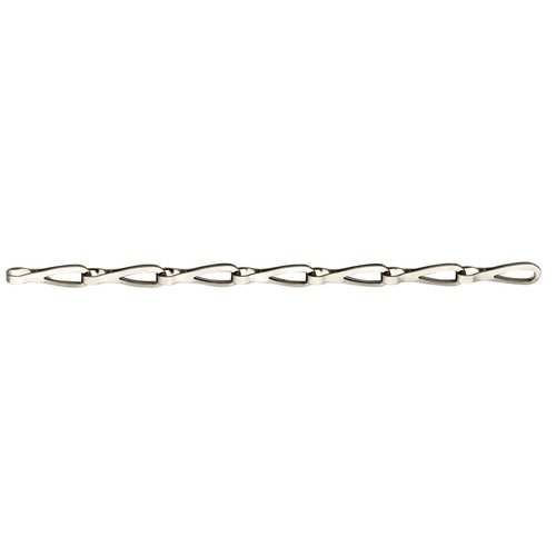 Patentketting op rol 12,5 meter / 1,0 mm / 22x7 mm / messing vernikkeld Patentketting op rol 12,5 meter / 1,0 mm / 22x7 mm / messing vernikkeld