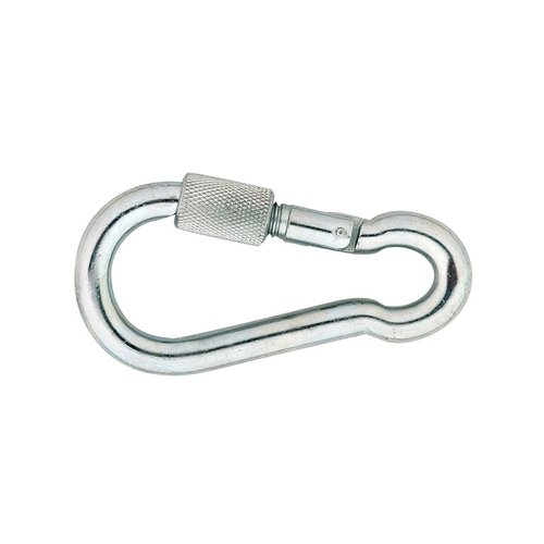 Karabijnhaak met schroef C-DIN 5299 / 060x06 mm / verzinkt Karabijnhaak met schroef C-DIN 5299 / 060x06 mm / verzinkt