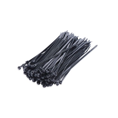 Kabelbundelband Nylon 6.6 zwart 2,5x 200 mm UV bestendig 100 stuks