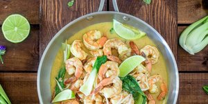 Thai coconut shrimp curry