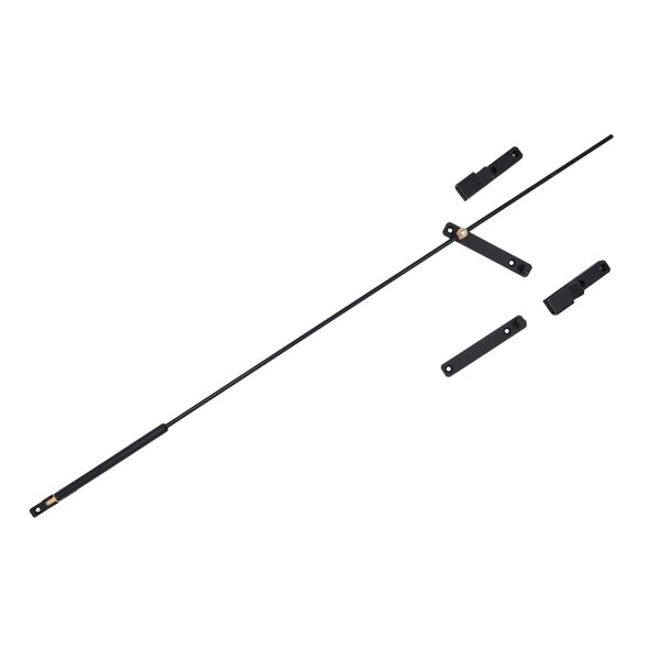 Roto Luikbeslag ROTO koppelstang voor dubbelscharnierende luiken zwart.