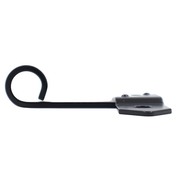 Jobé Luikbeslag Plaatduim muur X=13 B=70 rechts, zwart