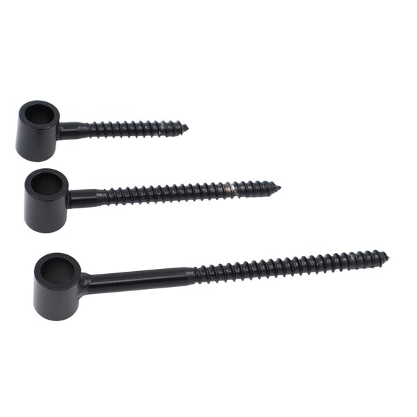 Jobé Luikbeslag Inschroefduim A=100, zwart