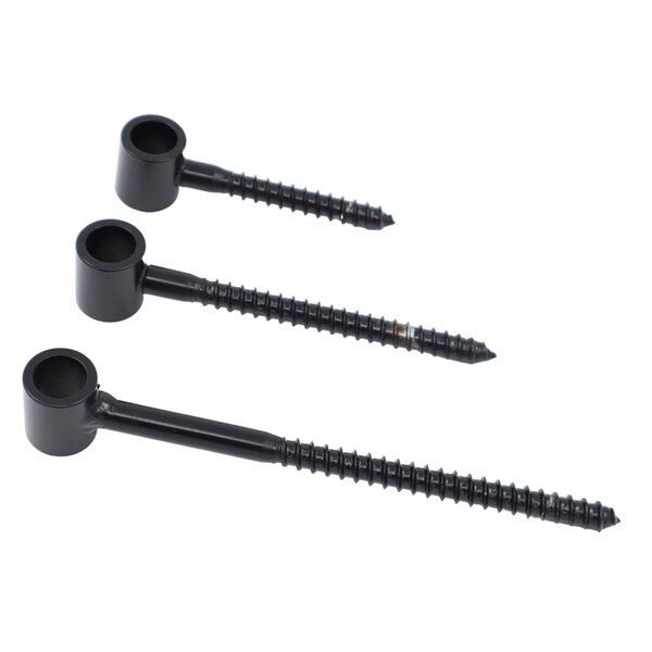 Jobé Luikbeslag Inschroefduim A=100, zwart