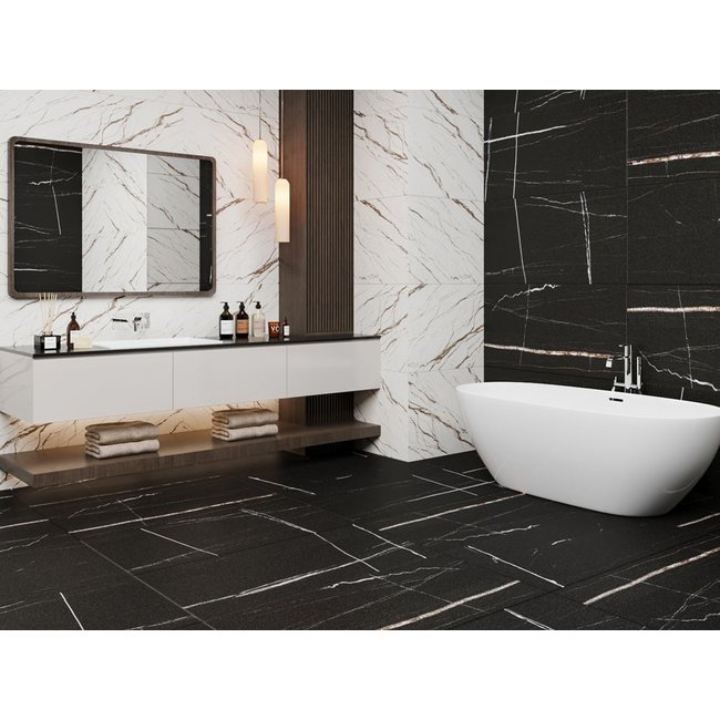 Fentinova Tegel Bamboo Black Mat 120x60cm