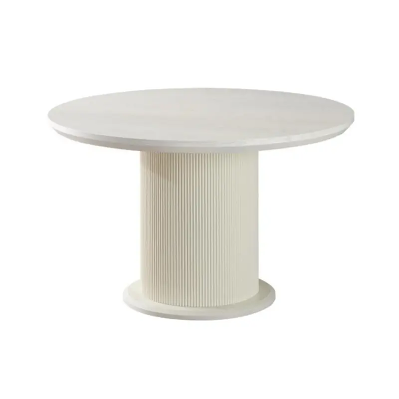 Eettafel eiken rond 130 cm Ø