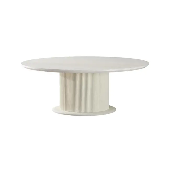 Salontafel eiken rond 110 cm Ø