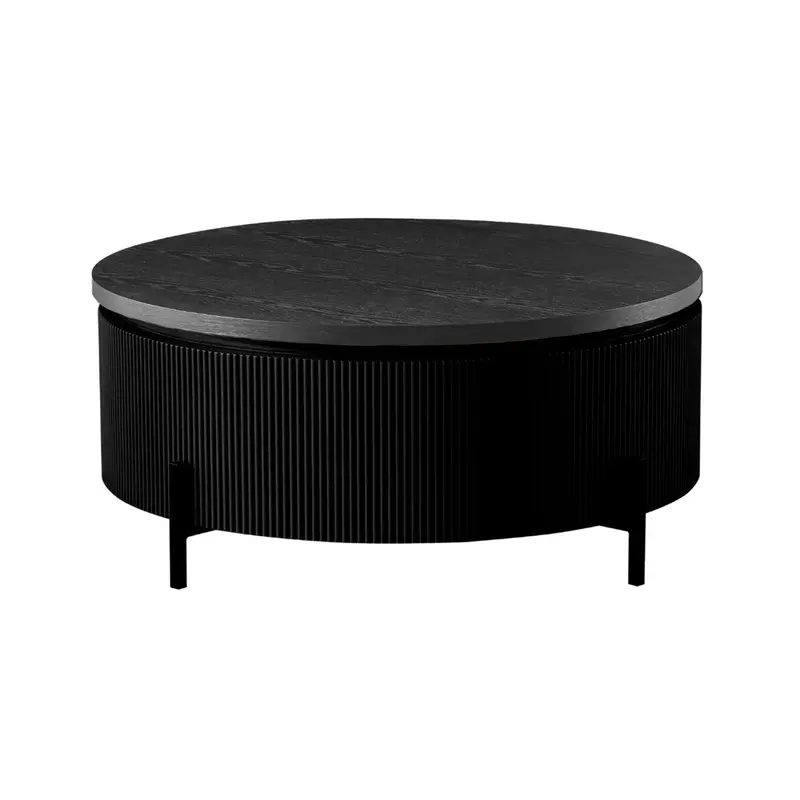 Salontafel eiken rond 100 cm Ø