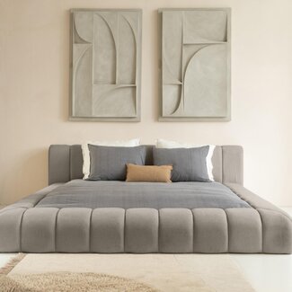 Cloud bed 180 X 200  - Taupe