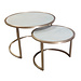 Jamie Marble White Gold Set of 2