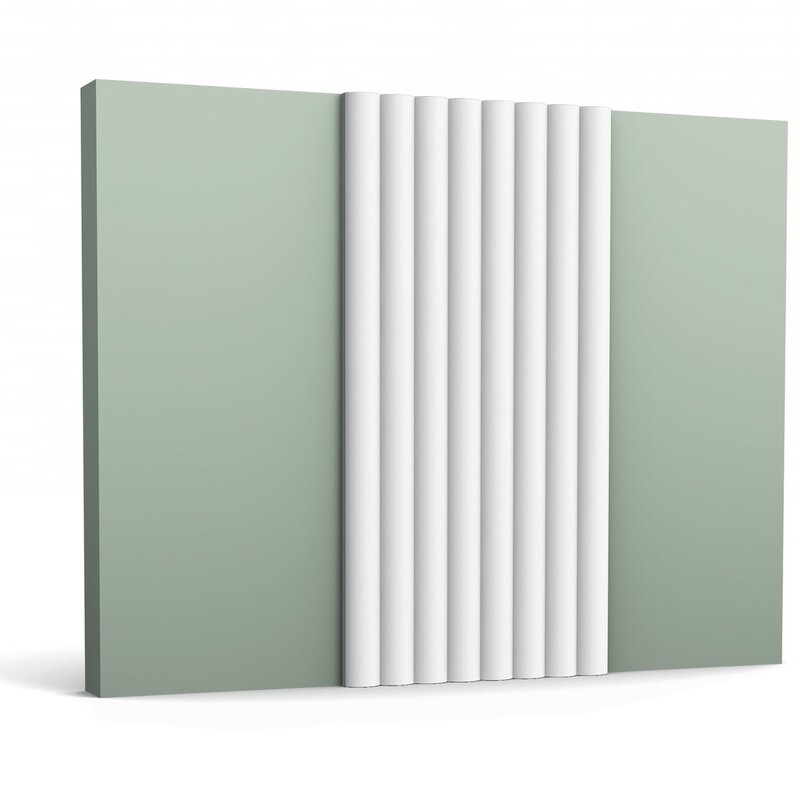 W110 Hill 3D Wandpaneel - L 200 x H 25 x B 1,6 cm