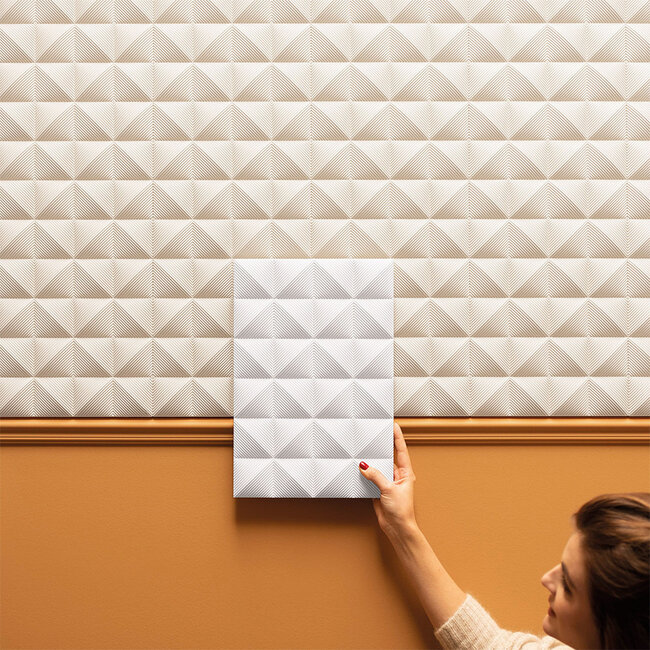 W113 Cobble 3D Wandpaneel - L 200 x H 25 x B 2,2 cm