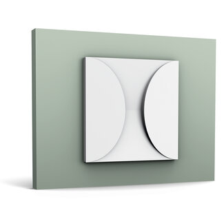 W107 Circle 3D Wandpaneel - L 33,3 x H 33,3 x B 2,9 cm