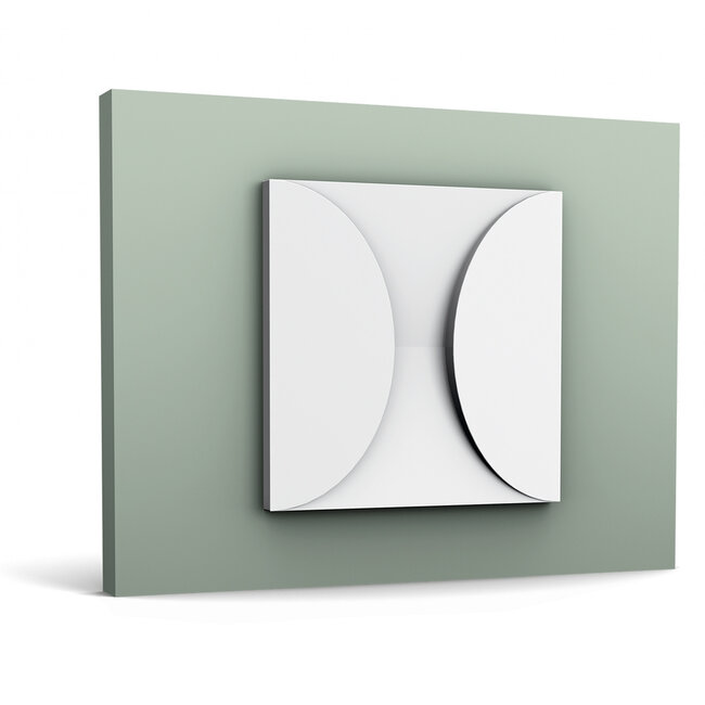 W107 Circle 3D Wandpaneel - L 33,3 x H 33,3 x B 2,9 cm