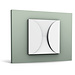 W107 Circle 3D Wandpaneel - L 33,3 x H 33,3 x B 2,9 cm