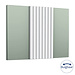 W110F Hill Buigbaar 3D Wandpaneel - L 200 x H 25 x B 1,6 cm