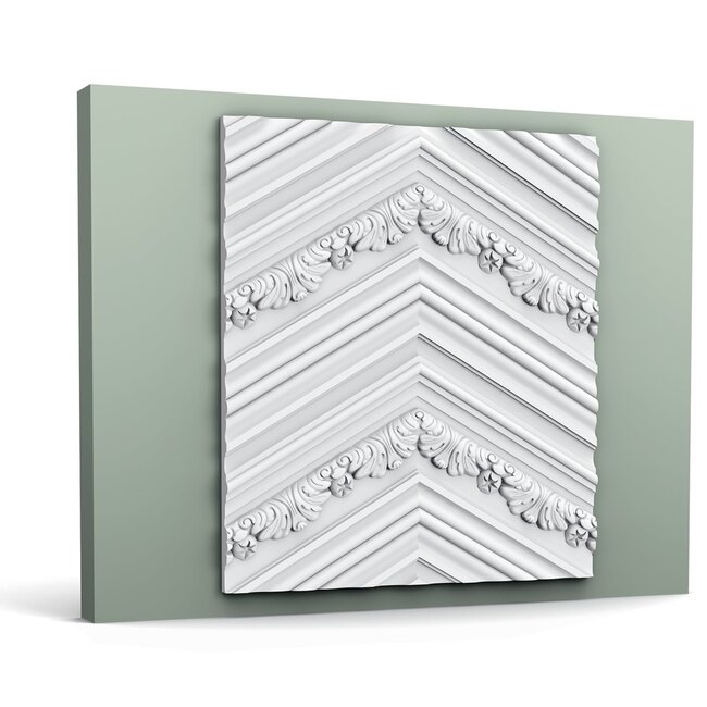 W130 Chevron 3D Wandpaneel - L 200 x H 40 x B 2 cm