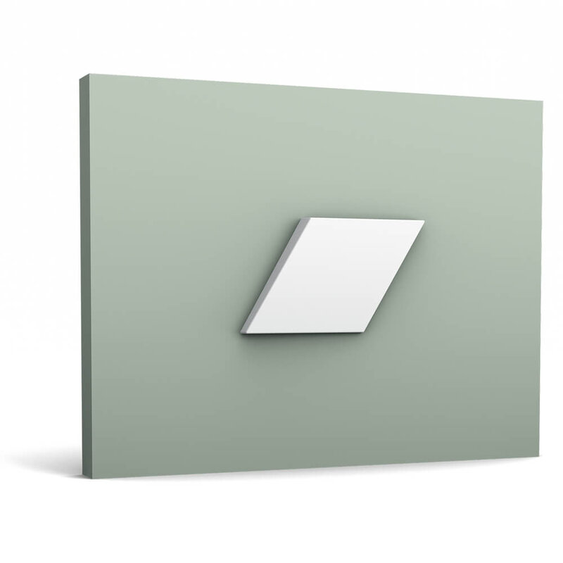 W100 Rombus 3D Wandpaneel - L 15 x H 25,8 x B 2,9 cm