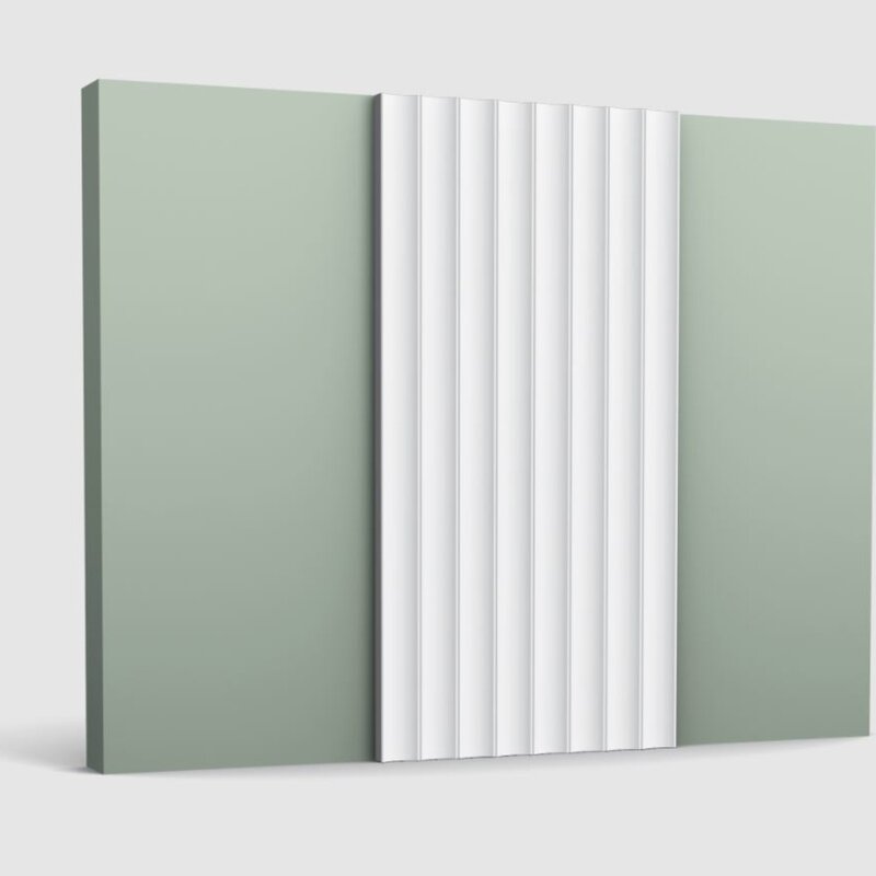 W109F Valley Buigbaar 3D Wandpaneel - L 200 x H 25 x B 1,2 cm