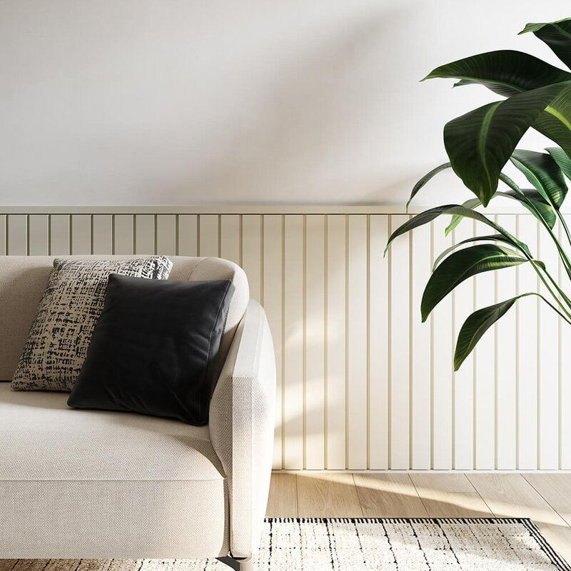 W116F Bar XL Buigbaar 3D Wandpaneel - L 200 x H 25 x B 2 cm