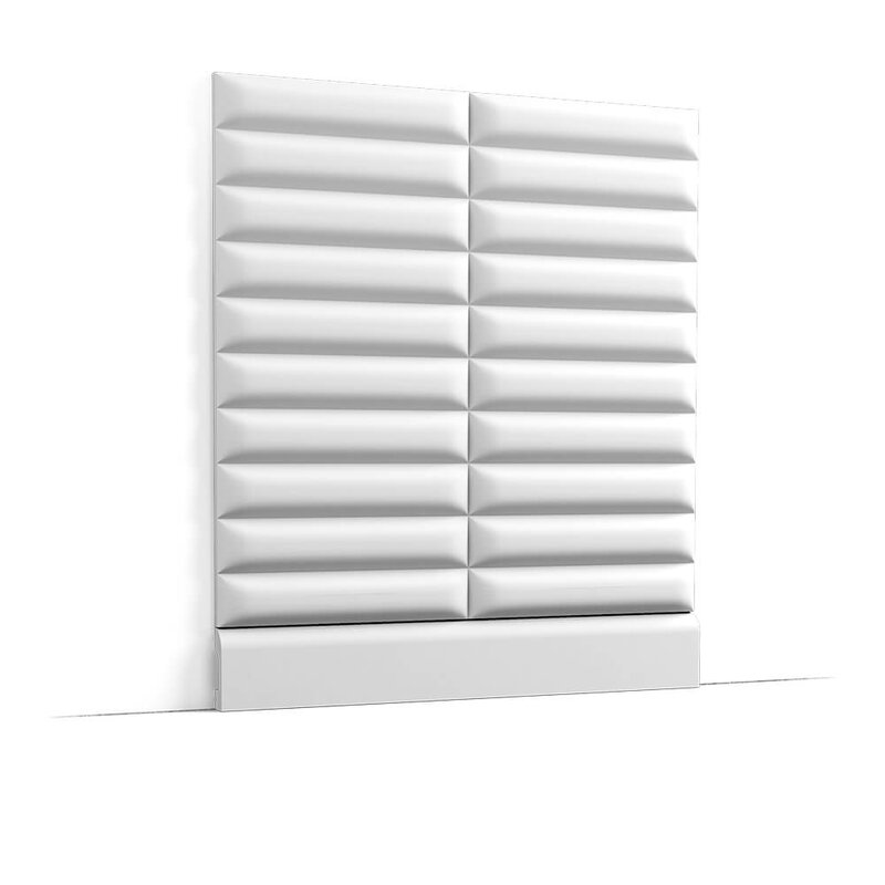 W217 Pillow 3D Wandpaneel - L 200 x H 25 x B 2,3 cm