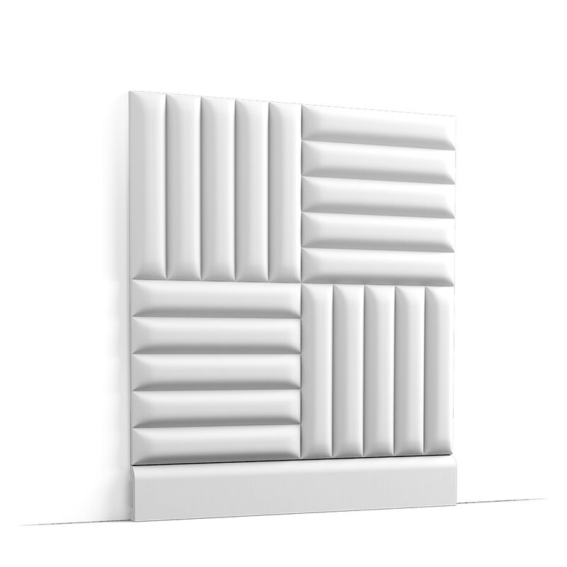 W218 Quilt 3D Wandpaneel - L 200 x H 25 x B 2,3 cm