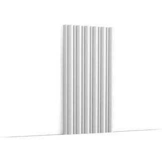 WX211-2600 Flute 3D Wandpaneel - L 260 x H 1,7 x B 25 cm