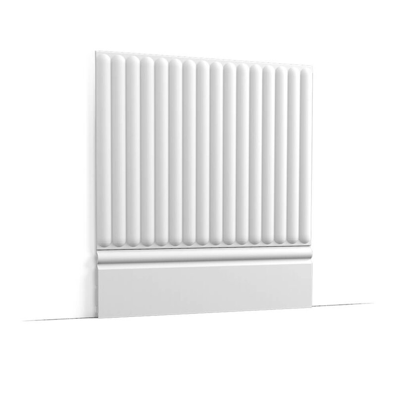 W214 Hill Bead XL 3D Wandpaneel - L 200 x H 40 x B 1,5 cm