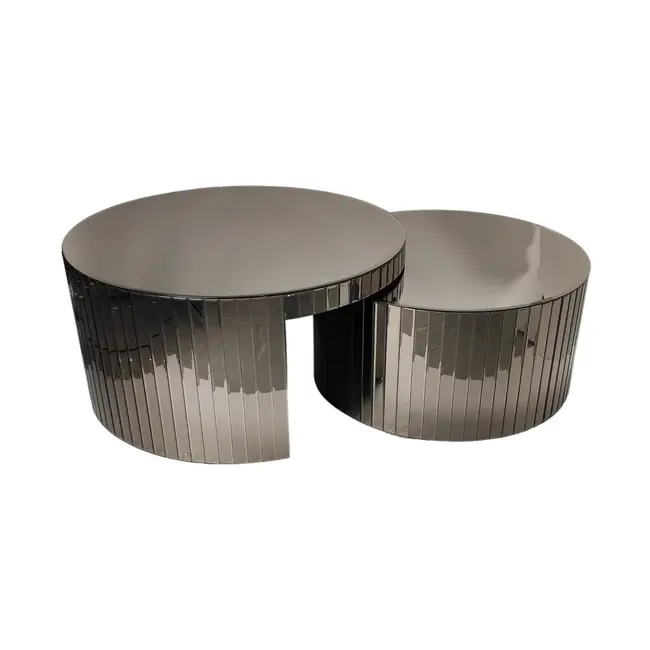 Japandi salontafel Rounded White