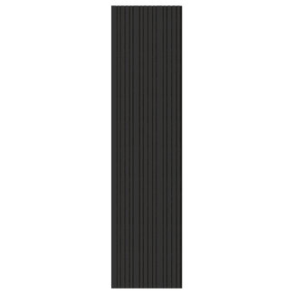 Akupaneel / Akoestisch Wandpaneel – Wood Line Black Pearl 280×60,5 cm