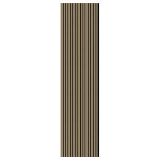 Akupaneel / Akoestisch Wandpaneel – Wood Line Bronze 280×60,5 cm