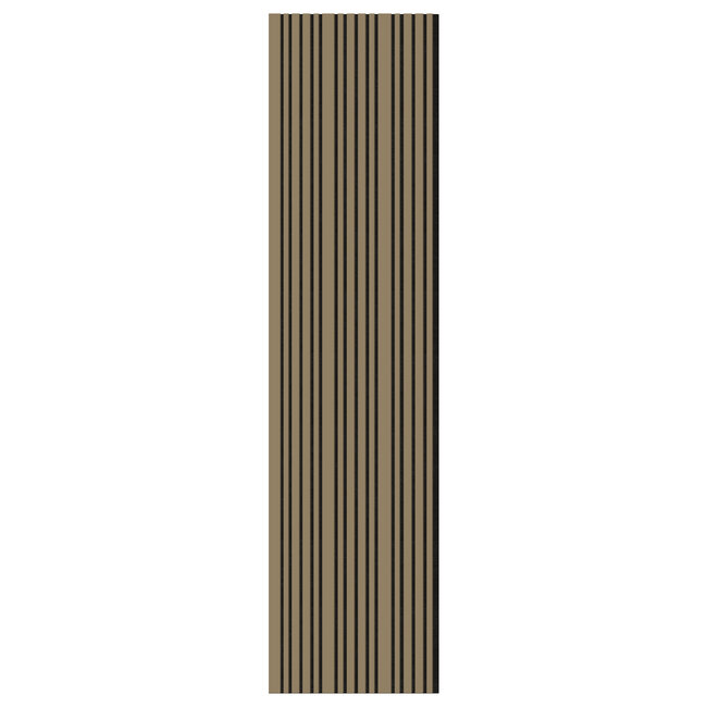 Akupaneel / Akoestisch Wandpaneel – Wood Line Bronze 280×60,5 cm